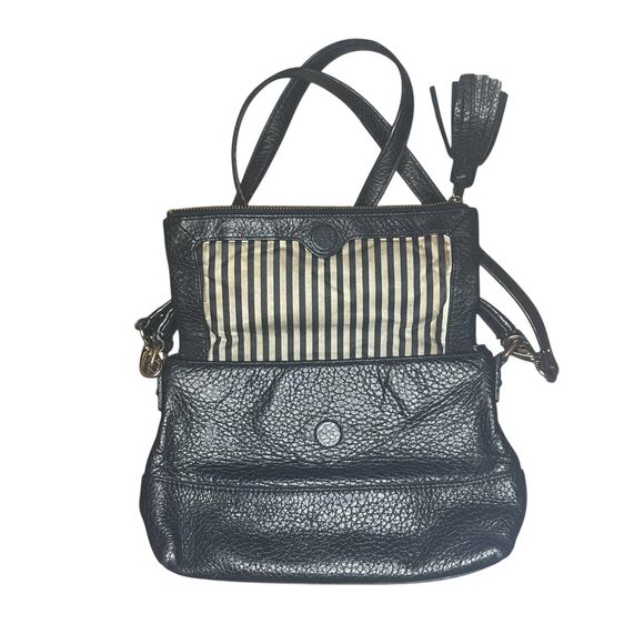 Kate Spade Mini Carmen Southport Avenue Satchel Bag Black Pebble 10x8 - Picture 3 of 6